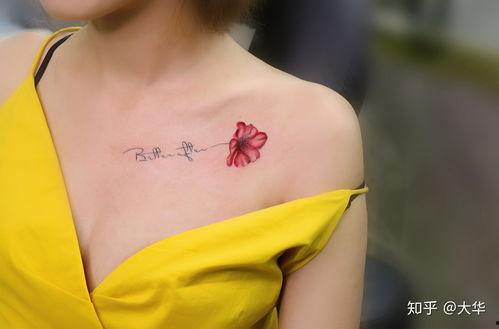 网红吃瓜纹身女孩图片大全,潮流纹身艺术与网络热度的完美融合